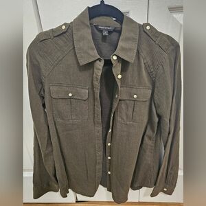 Banana Republic Women's Button Up in Olive, Size M
